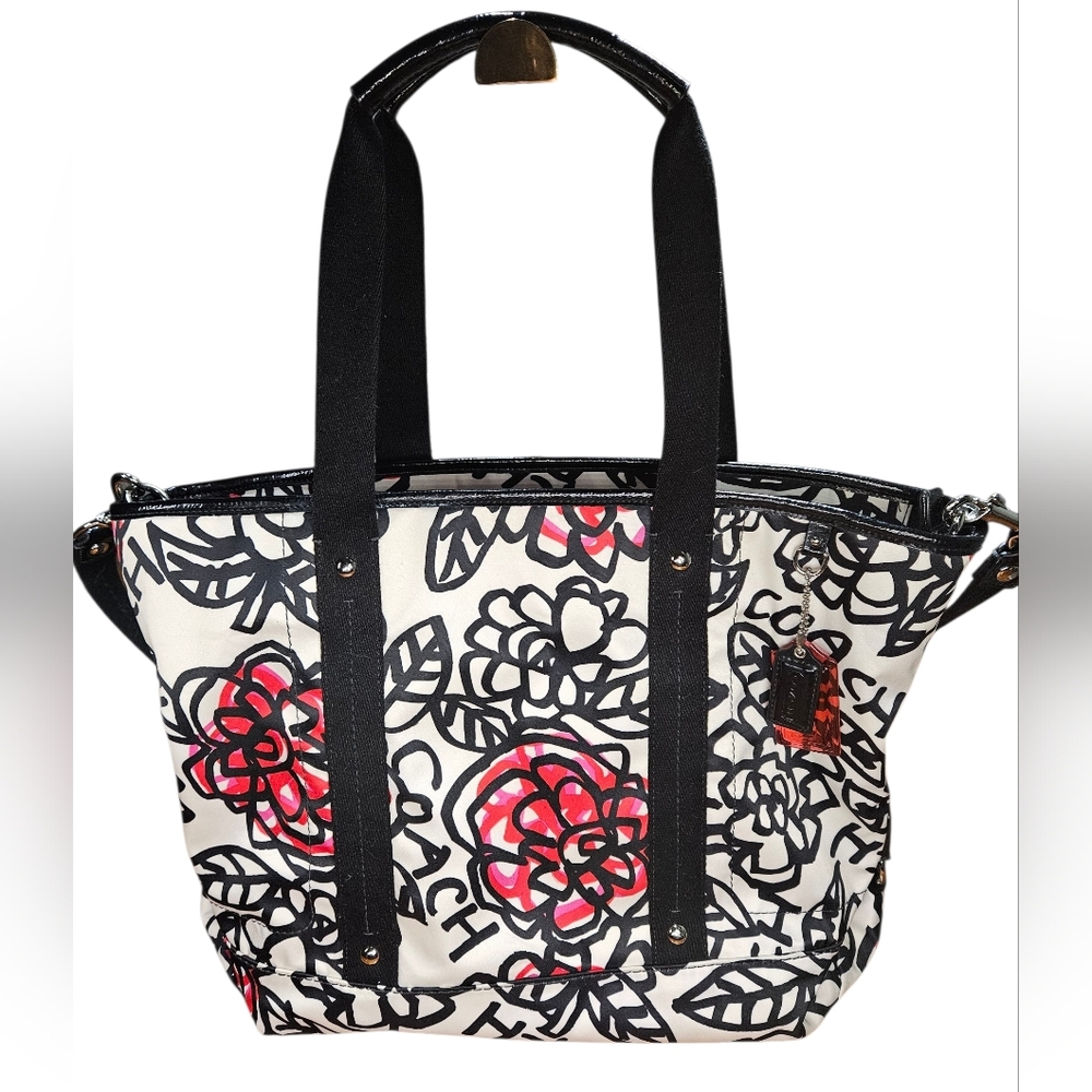 Coach Poppy Floral Tote